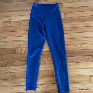 Adidas Women's Zoe Saldana Blue Shine Tights XS